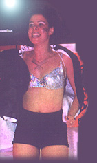 Gaynor dances on Dymchurch Wall @ the Day of Syn 98 by Edddie Lowdell ©