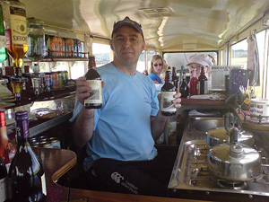 Jayl running the Bar Car - Summer 2007 by J.Bone ©