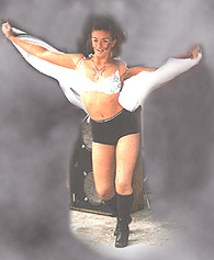 Jodie dances on Dymchurch Wall @ the Day of Syn 98 by Edddie Lowdell ©