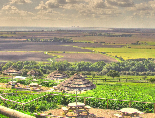 View from Lympne Hill by Captain Geoff © Link to his work