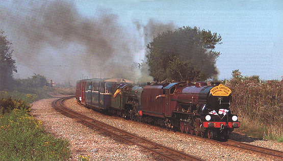 Kevin Crouch Double Header Memorial Train @ the Warren -Jayl on Northern Chief - by T.J.Godden © 2005