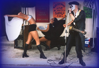 City of London - Dymchurch - Formerly the Sea Wall Tavern - Jayl & Dancers Performs Live Outside - Photo by Eddie Lowdell  ©